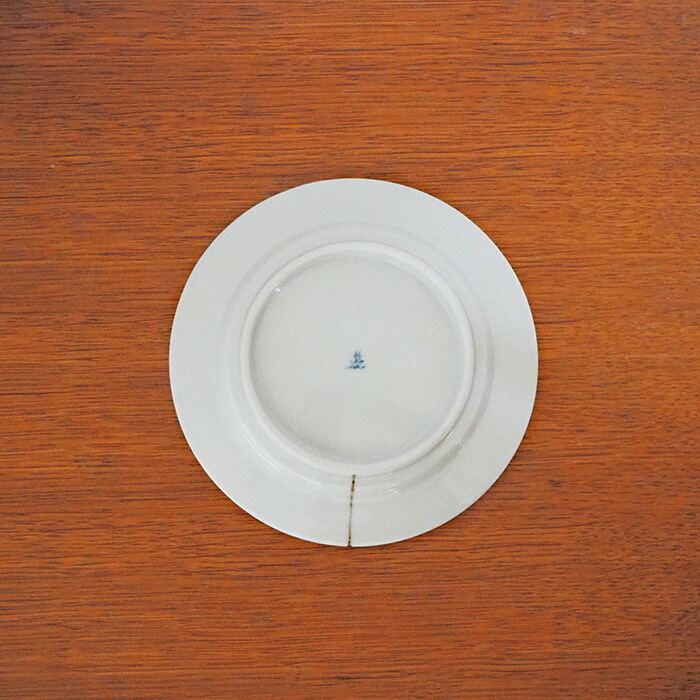 徳永遊心窯　染付　木立　5寸皿