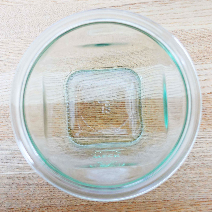 ウェック　クワドロ　290ml　口径Lサイズ　/　WECK