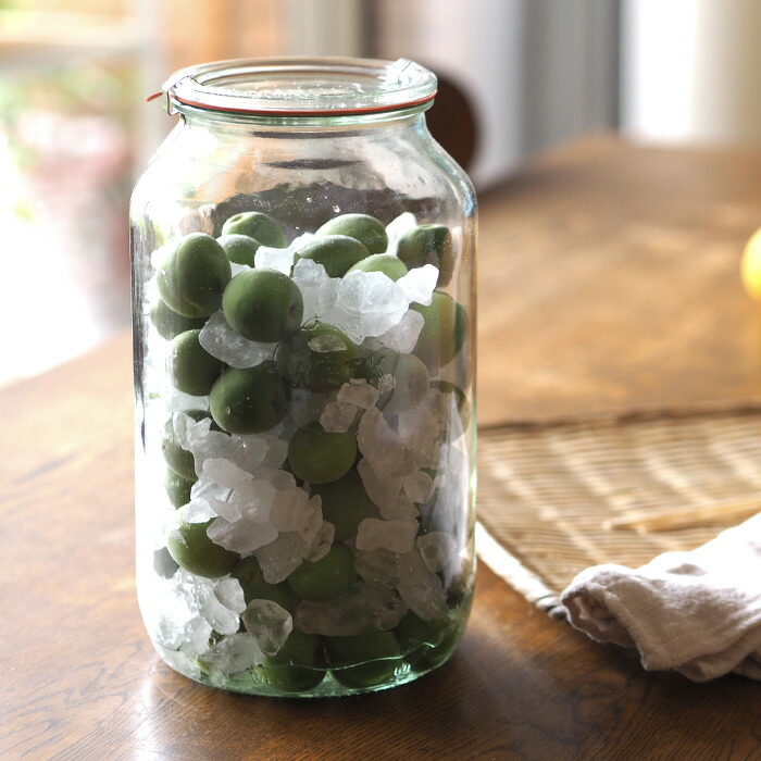 ウェック　ストレート　3250ml　口径Lサイズ　/　WECK