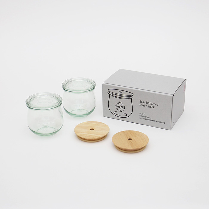 ウェック　ギフトボックス　（ドリンクボトル　チューリップシェイプ　370mlセット）　/　WECK