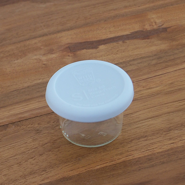 ウェック　シリコンキャップ　ホワイト　S　/　WECK