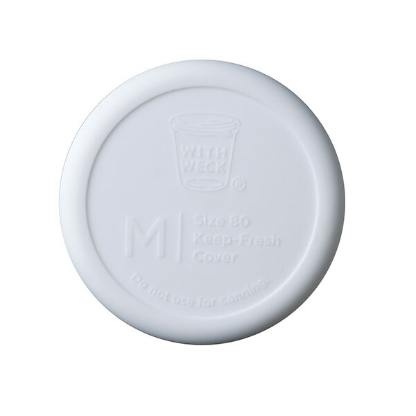 ウェック　シリコンキャップ　ホワイト　M　/　WECK