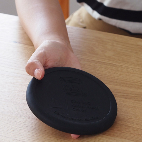 ウェック　シリコンキャップ　ブラック　L　/　WECK