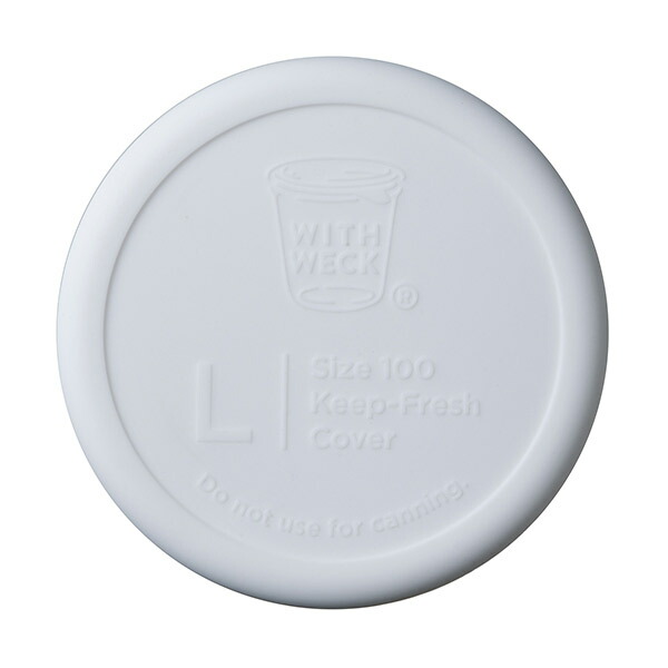 ウェック　シリコンキャップ　ホワイト　L　/　WECK