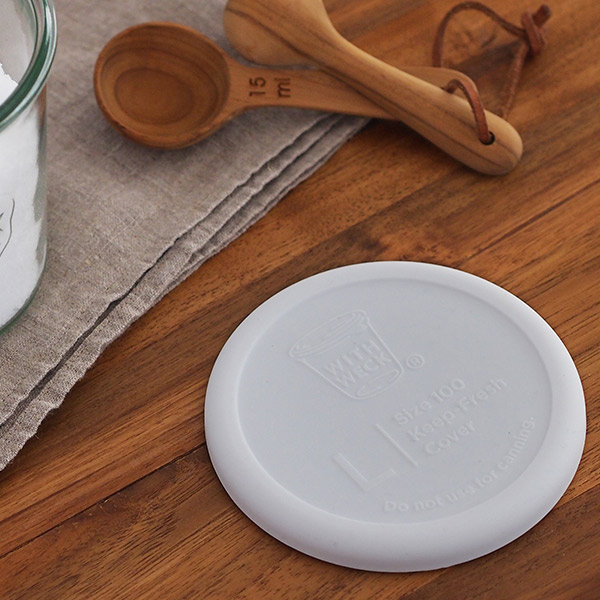 ウェック　シリコンキャップ　ホワイト　L　/　WECK