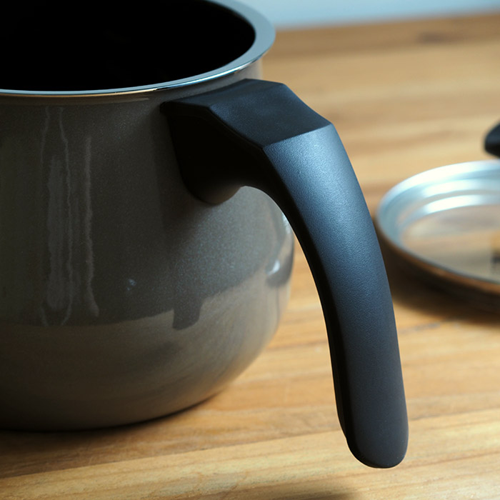 【会員限定10％OFF】ヴェーエムエフ　フュージョンテック　ミネラル　マルチポット　14cm　蓋付　ダークプラス 　/　WMF