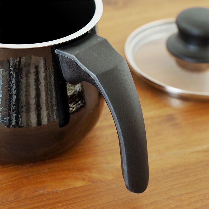 【会員限定10％OFF】ヴェーエムエフ　フュージョンテック　ミネラル　マルチポット　14cm　蓋付　ブラック　/　WMF