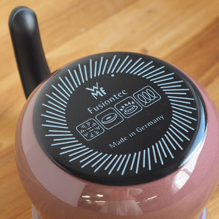 【会員限定10％OFF】ヴェーエムエフ　フュージョンテック　ミネラル　マルチポット　14cm　蓋付　ローズクオーツ　/　WMF