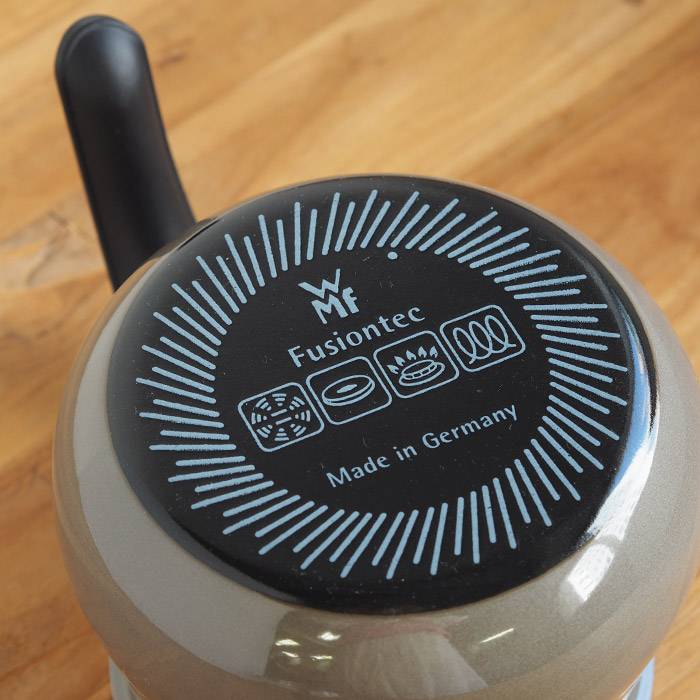 【会員限定10％OFF】ヴェーエムエフ　フュージョンテック　ミネラル　マルチポット　14cm　蓋付　ダークプラス 　/　WMF