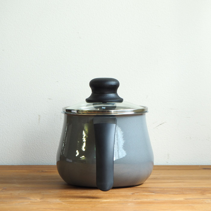 【会員限定10％OFF】ヴェーエムエフ　フュージョンテック　ミネラル　マルチポット　14cm　蓋付　プラチナム　/　WMF