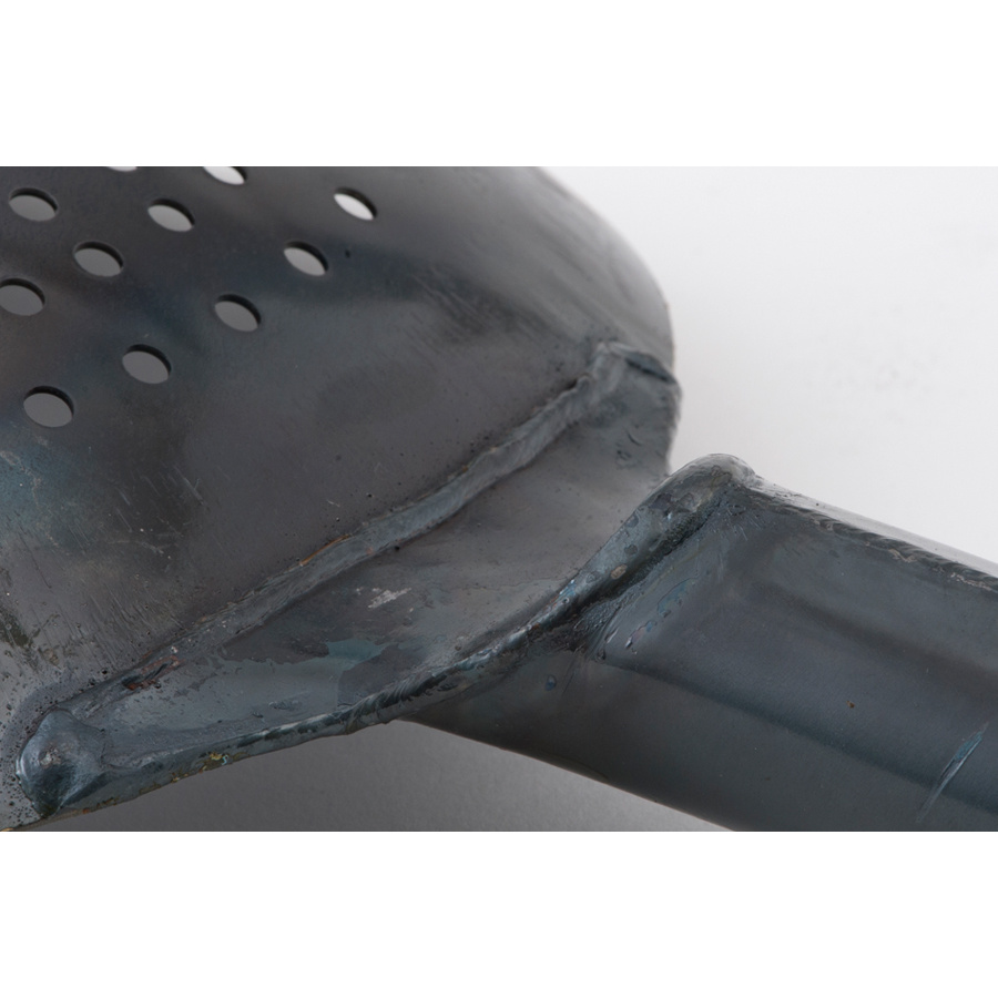 【公式】山田工業所　鉄打出片手鍋　穴明　ジャーレン　27cm　空焚き済み