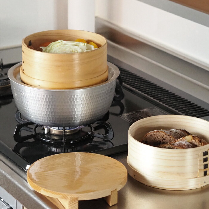 山一　ミニ和せいろ　18cm　身＆蓋セット