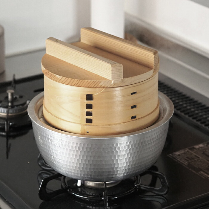 山一　ミニ和せいろ　18cm　身＆蓋セット