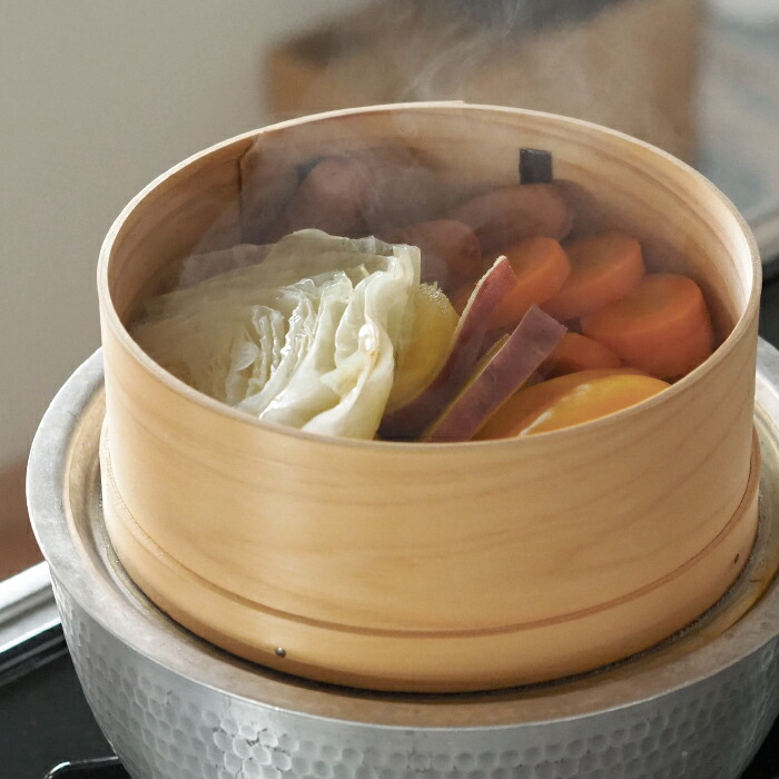 山一　ミニ和せいろ　18cm　身＆蓋セット