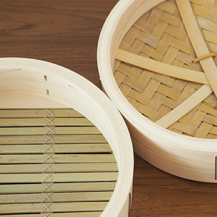 山一　ひのき中華せいろ　のせ蓋　30cm　身＆蓋セット