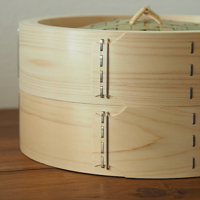 山一　ひのき中華せいろ　のせ蓋　30cm　身＆蓋セット