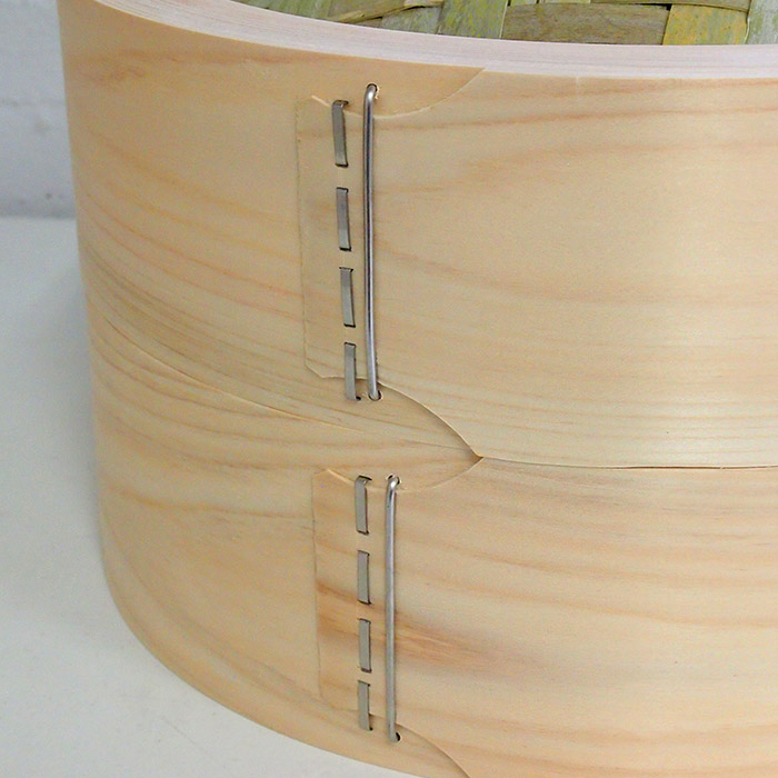 山一　ひのき中華せいろ  のせ蓋　21cm　身＆蓋セット