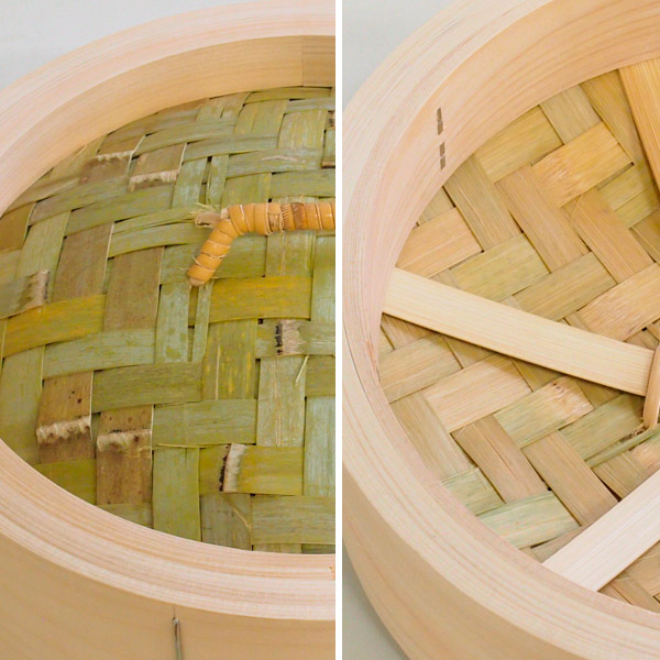 山一　ひのき中華せいろ  のせ蓋　27cm　身＆蓋セット