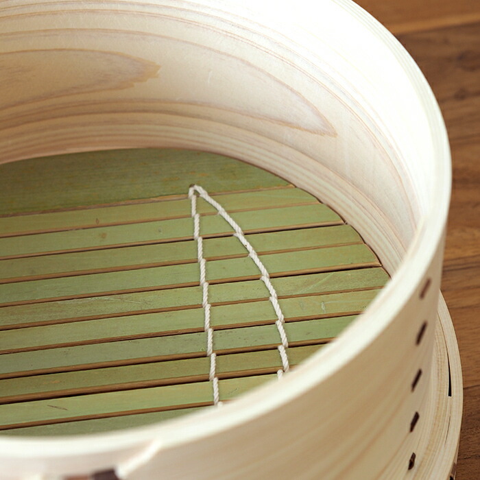 山一　特級和せいろ　24cm　井桁桟　身＆蓋セット