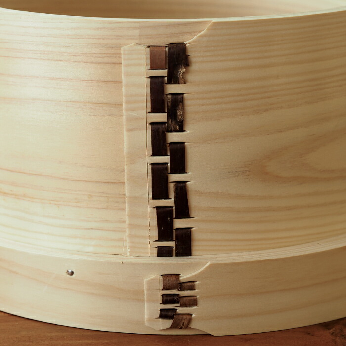 山一　特級和せいろ　24cm　井桁桟　身＆蓋セット