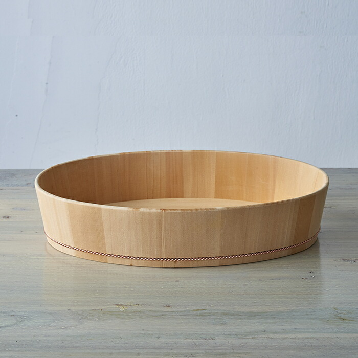 ■山一　楕円の飯台　小　専用蓋付