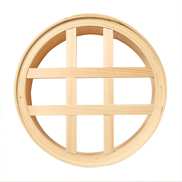 山一　特級和せいろ　24cm　井桁桟　身＆蓋セット