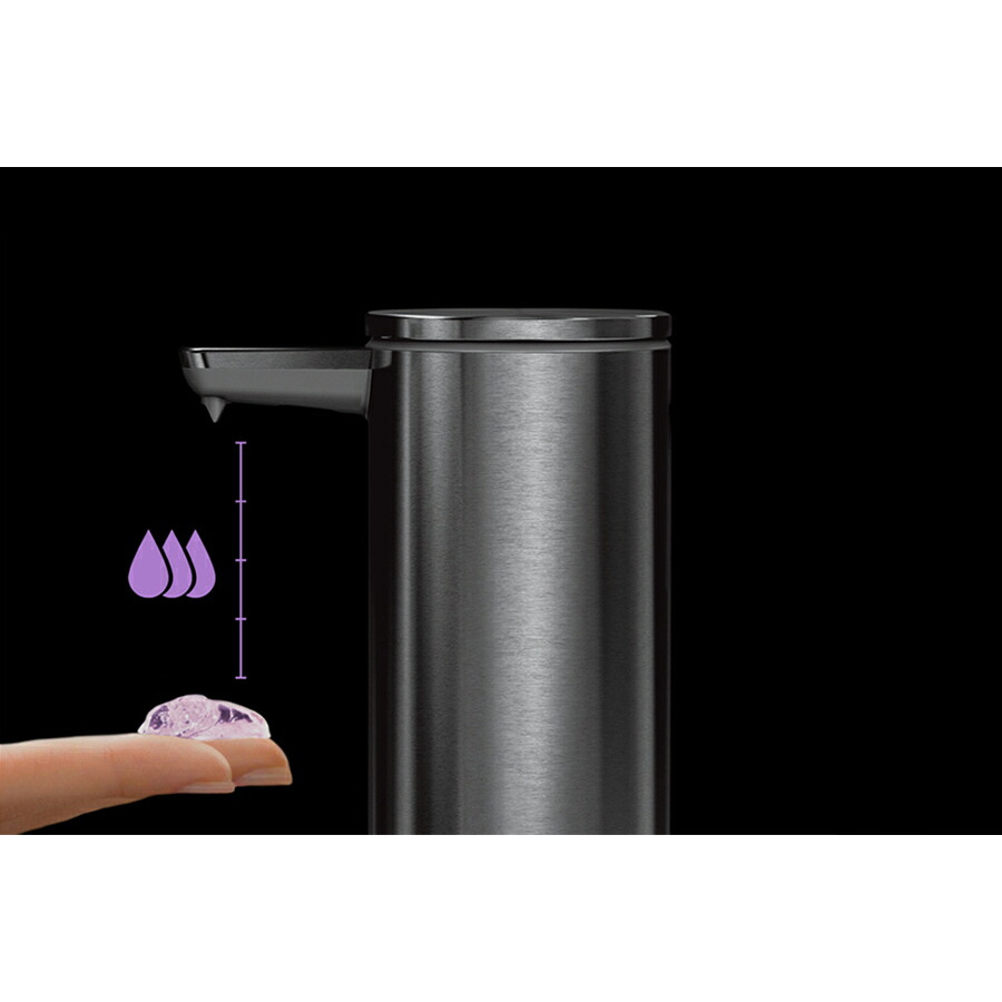 simplehuman　シンプルヒューマン　充電式　センサーポンプ　266ml　ステンレス　ツヤあり　/　simplehuman　※