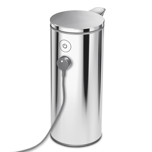 simplehuman　シンプルヒューマン　充電式　センサーポンプ　266ml　ステンレス　ツヤあり　/　simplehuman　※
