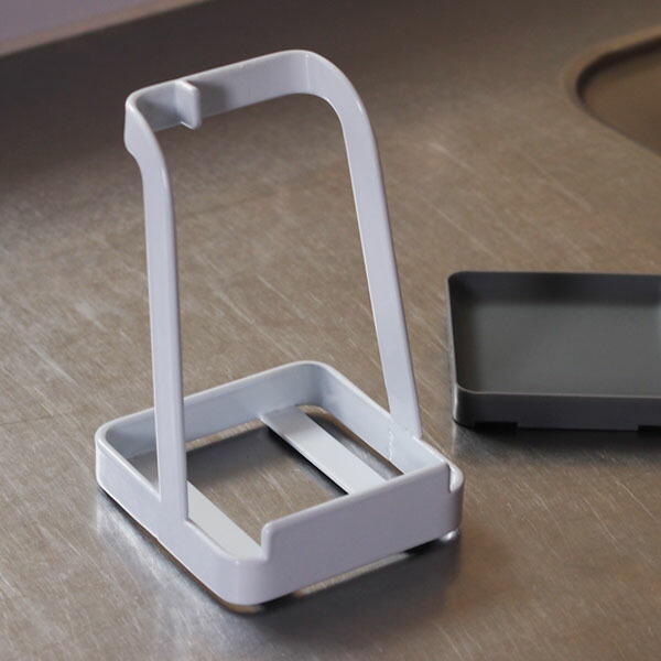 山崎実業　タワー　お玉&鍋ふたスタンド　ホワイト　/　tower　※