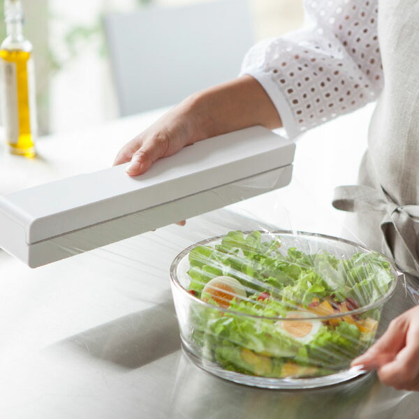 山崎実業　タワー　マグネットラップケース　L　ホワイト　/　tower　※