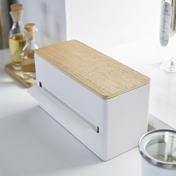 山崎実業　リン　両面ティッシュケース　/　rin　※