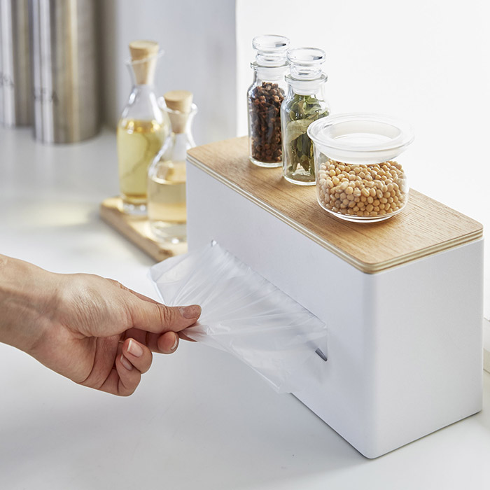 山崎実業　リン　両面ティッシュケース　/　rin　※