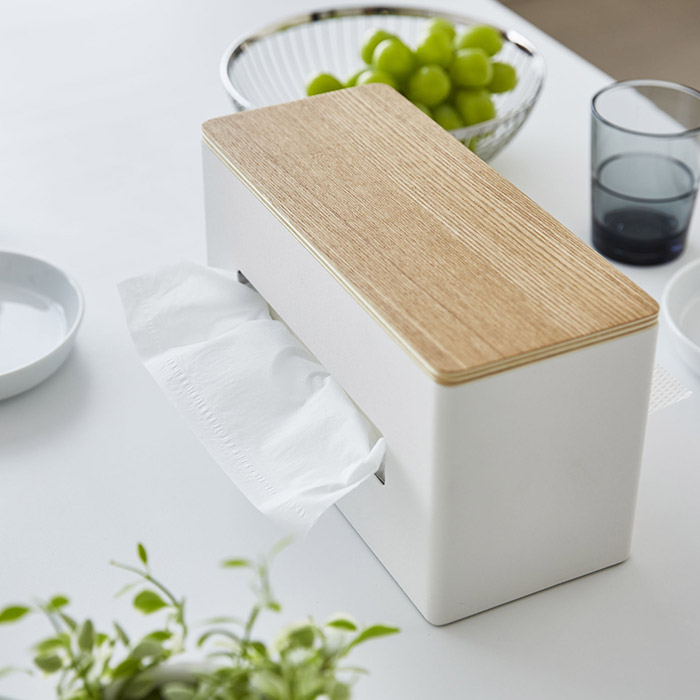 山崎実業　リン　両面ティッシュケース　/　rin　※