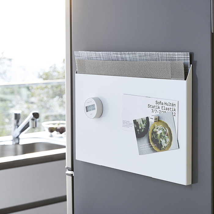 山崎実業　タワー　ランチョンマット収納　ホワイト　/　tower　※