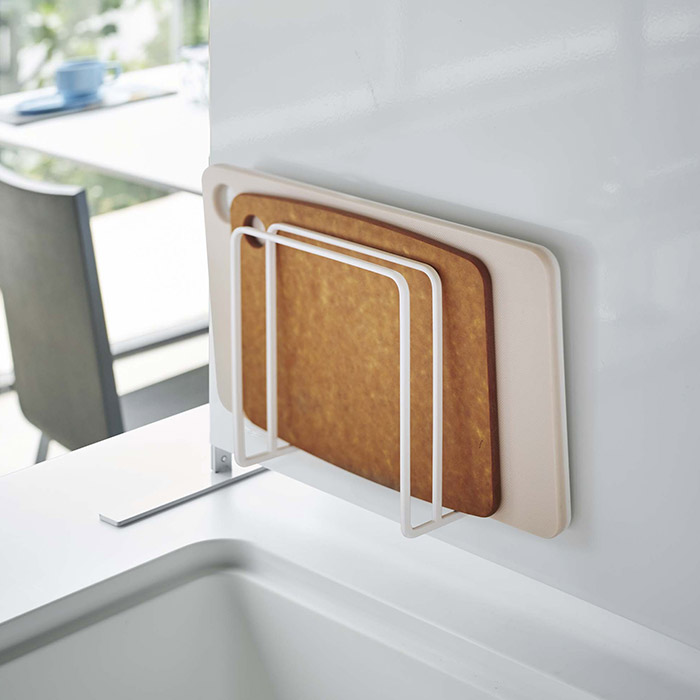 山崎実業　タワー　マグネットまな板スタンド　ホワイト　/　tower　※