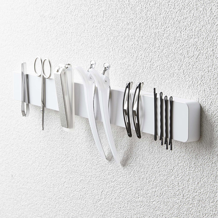 山崎実業　タワー　マグネット&ウォール包丁ホルダー 　W35　ホワイト　/　tower　※