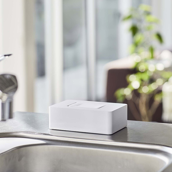 山崎実業　タワー　マグネットウェットシートホルダー　ホワイト　/　tower　※