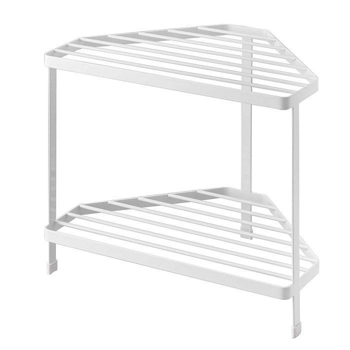 山崎実業　タワー　キッチンコーナーラック　ホワイト　/　tower　※