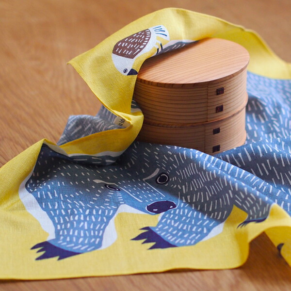 【取扱終了1127】むす美　kata　kata　むすび　50cm　くまととり　イエロー　※