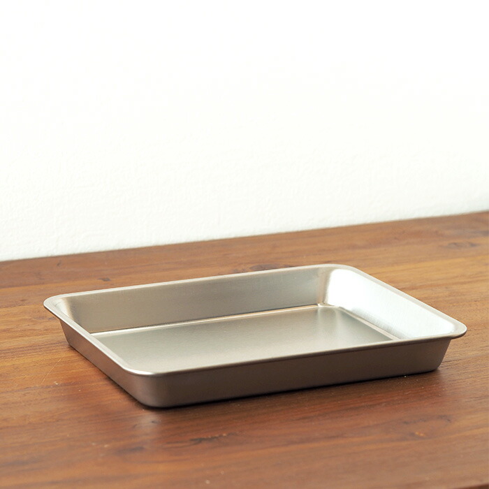 ヨシカワ　ステンレス浅型　角バット　21取（ツヤ消し仕上）